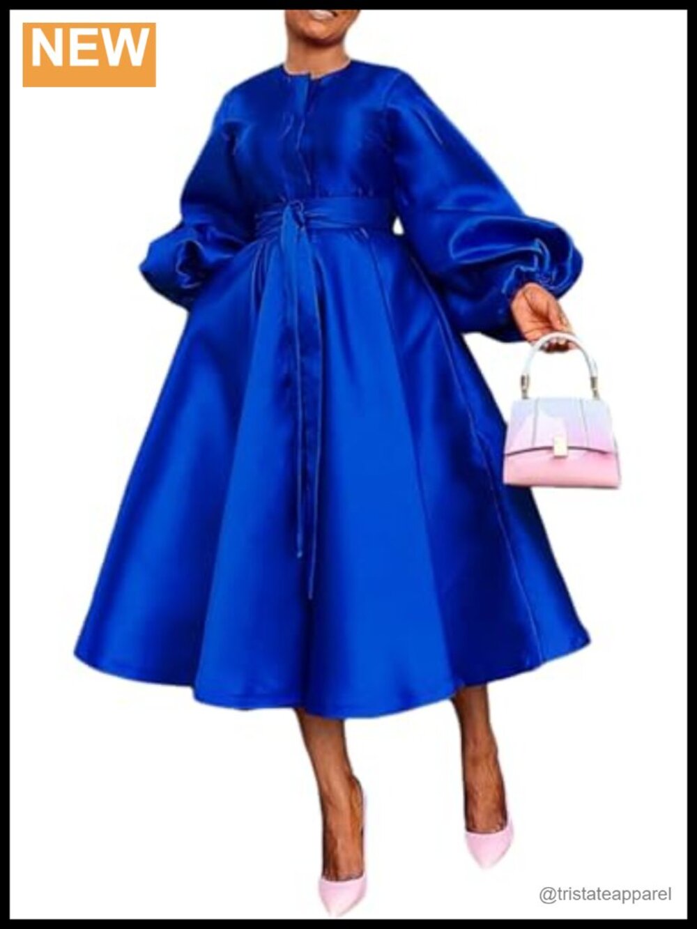 Women's Satin Long Sleeve A Line Maxi Dress Formal Cocktail